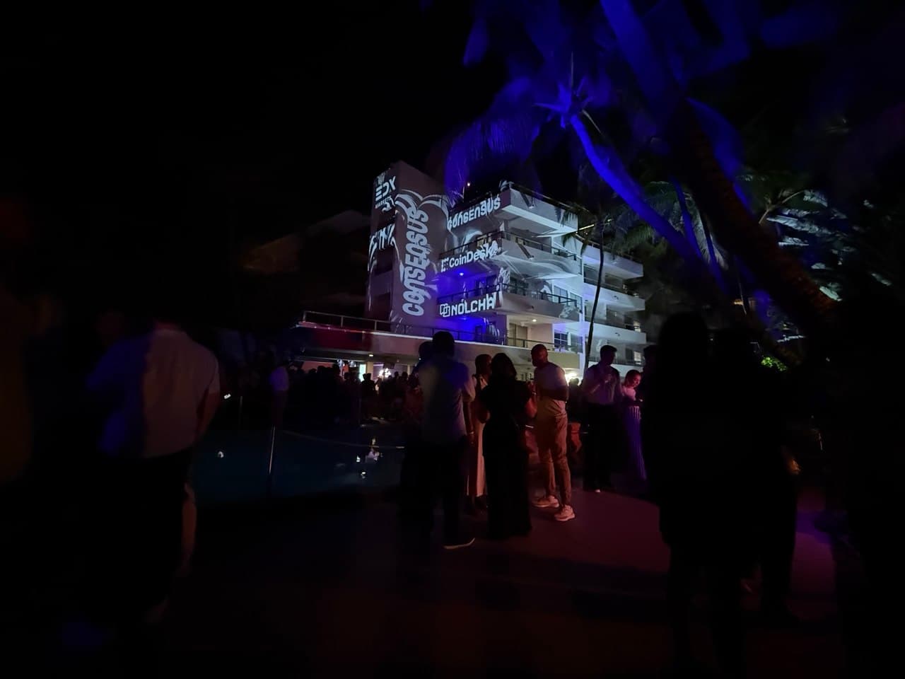 Consensus — night exterior