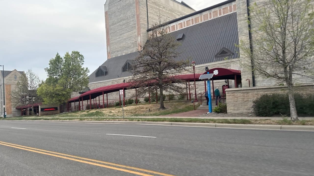 DU Center venue during the festival