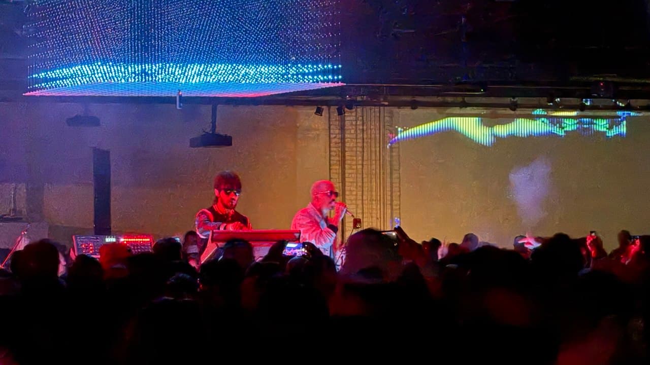 Stage right view of the performance