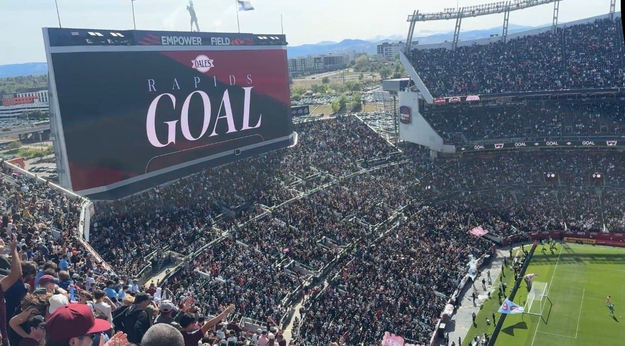 Colorado Rapids goal during the comeback