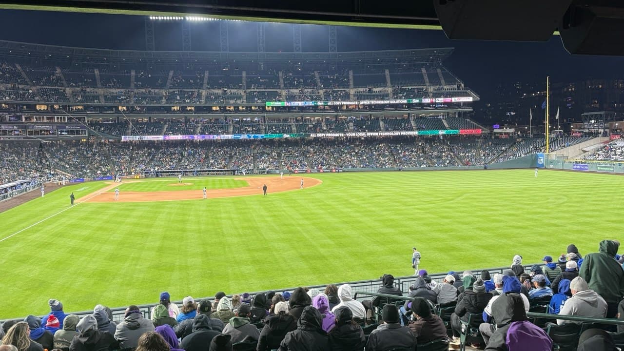 Dodgers batting in the eighth inning
