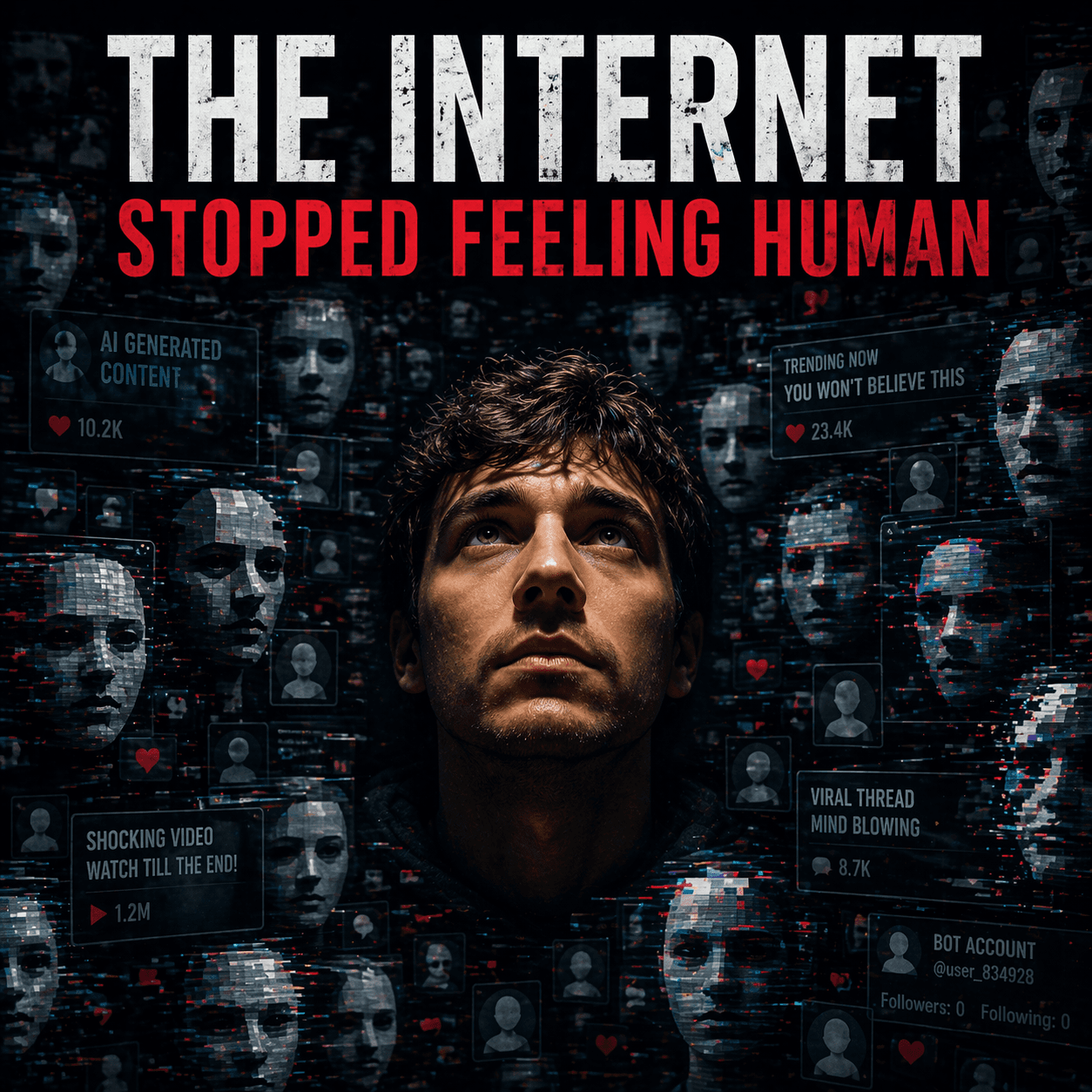 The internet stopped feeling human